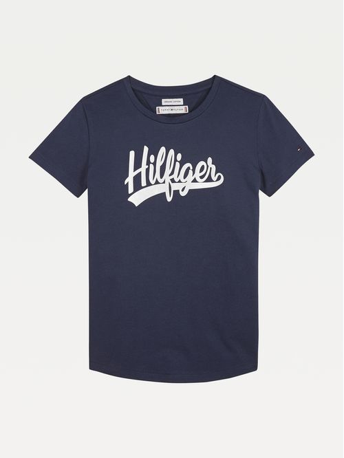 Camiseta de algodón orgánico con logo metalizado