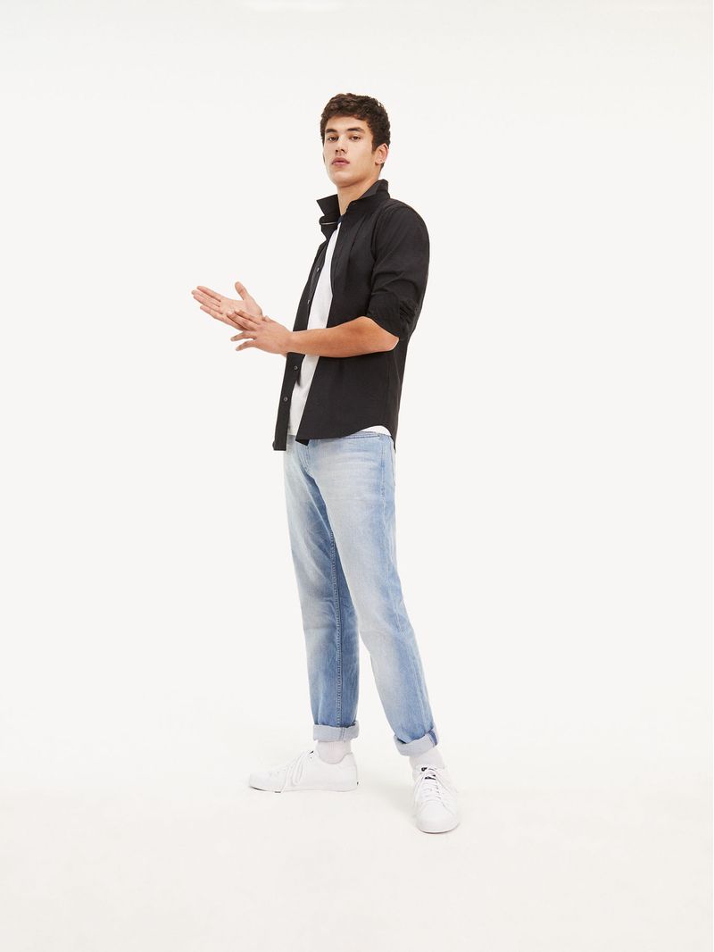 Camisa-de-algodon-elastico-y-corte-slim