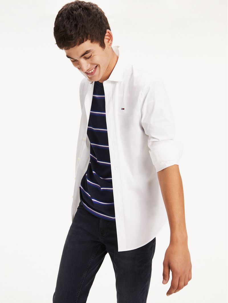 Camisa-de-algodon-elastico-y-corte-slim