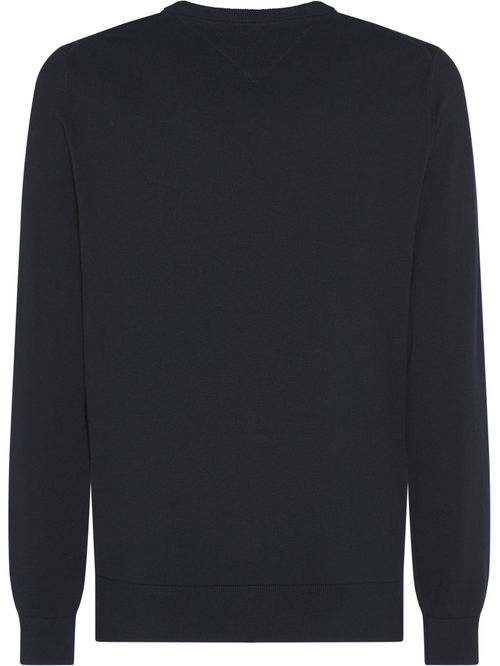 Jersey de algodón con cuello redondo