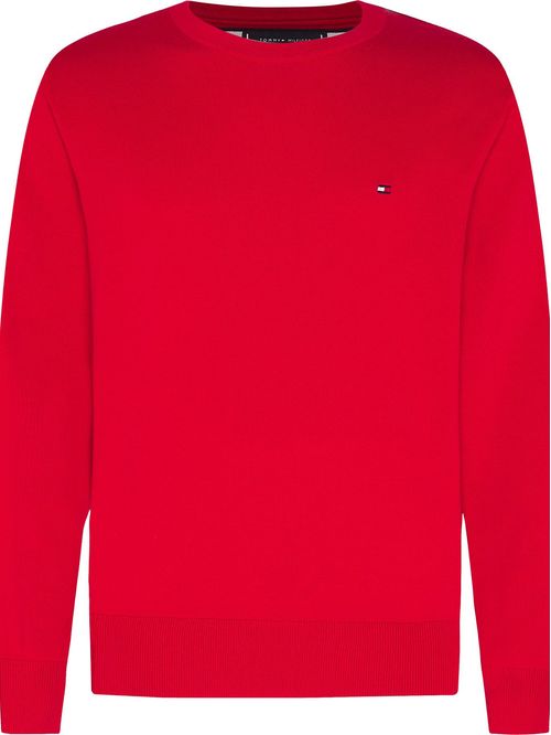 Jersey de algodón con cuello redondo