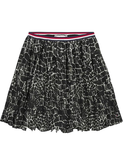 Falda con estampado de reptil