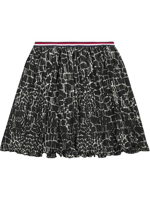 Falda con estampado de reptil