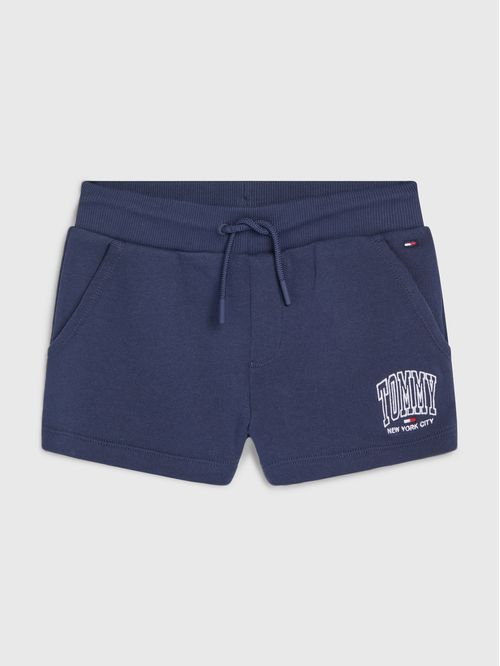 Shorts de estilo universitario en algodón