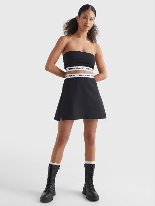 Minifalda ajustada con inscripción