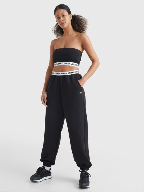 Joggers con cordón y logo