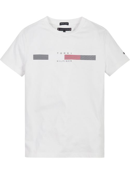 Camiseta de algodón con cuello redondo