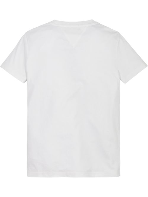 Camiseta de algodón con cuello redondo