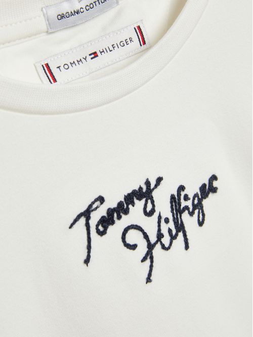 Camiseta de manga larga con logo Script