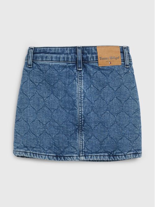 Falda vaquera acolchada