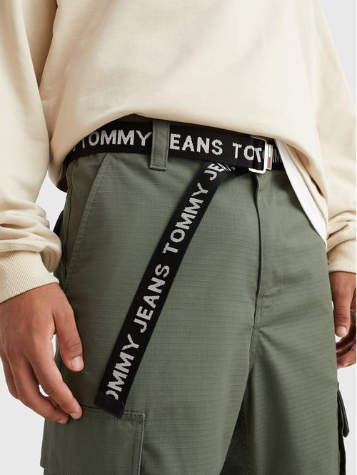 CINTURÓN BAXTER TEXTIL CON INSCRIPCIÓN