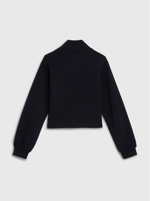 SUETER UNIVERSITARIA CON MEDIA ZIPPER