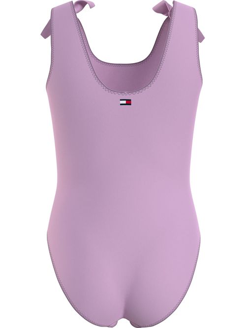 TRAJE DE BAÑO CON LOGO Y LAZOS ANUDABLES