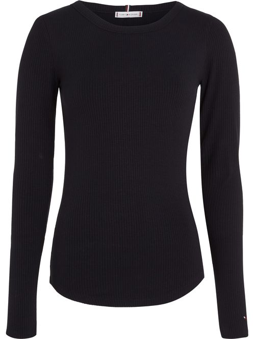 T-SHIRT DE CORTE SLIM CON CUELLO AMPLIO