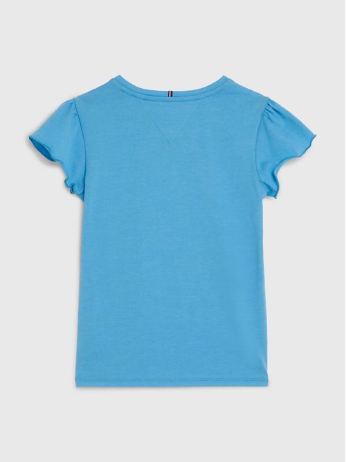 T-SHIRT ESSENTIAL CON MANGAS EN VOLANTE