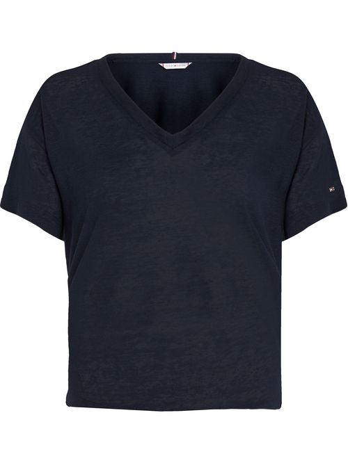 T-SHIRT AMPLIA CON CUELLO REDONDO