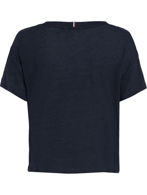 T-SHIRT AMPLIA CON CUELLO REDONDO