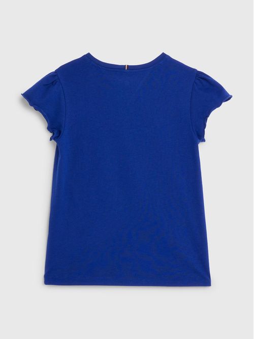 T-SHIRT ESSENTIAL CON MANGAS EN VOLANTE