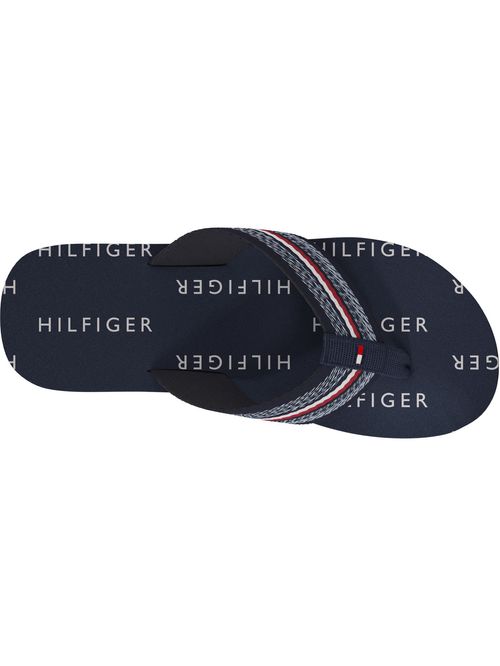 CHANCLAS CON TIRAS A RAYAS