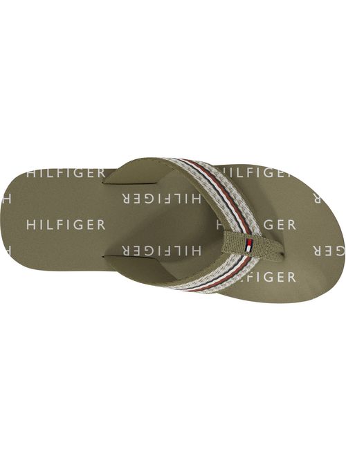 CHANCLAS CON TIRAS A RAYAS