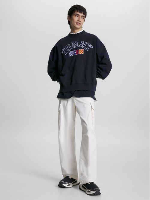 SUETER ARCHIVE DE CORTE HOLGADO CON LOGO