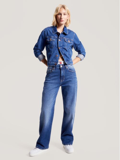 Jeans betsy holgados de talle medio