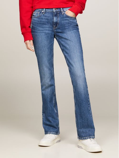 Jeans Maddie de talle medio con corte Bootcut