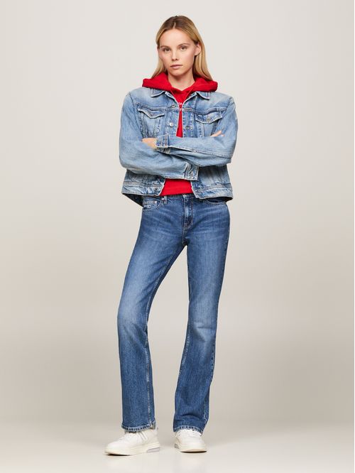 Jeans Maddie de talle medio con corte Bootcut