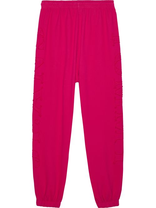 Joggers amplios con aplicación de logo tonal