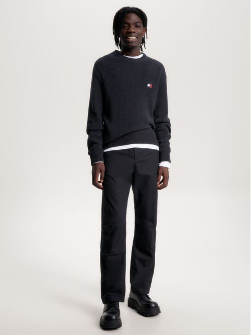 Suéter regular de punto elástico