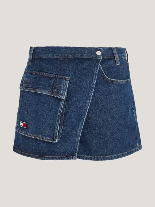 Falda pantalón jeans de estilo funcional