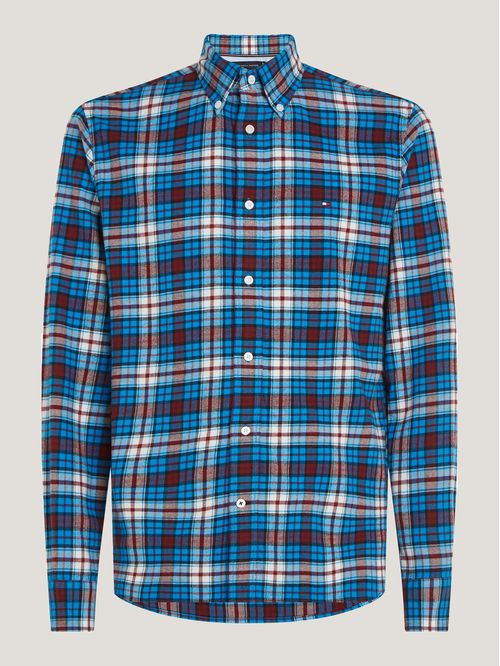 Camisa regular de tartán Tommy