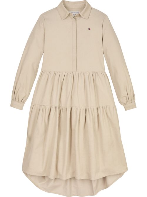 Vestido camisero ribcord