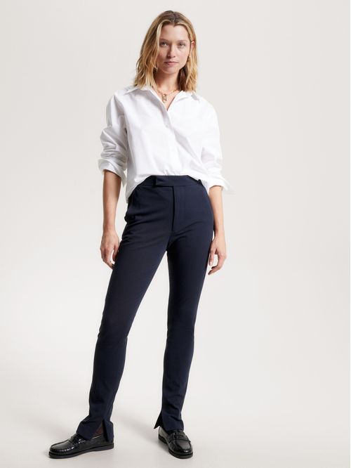 Camisa oversize con logo bordado
