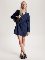 Vestido-de-manga-larga-y-corte-evase