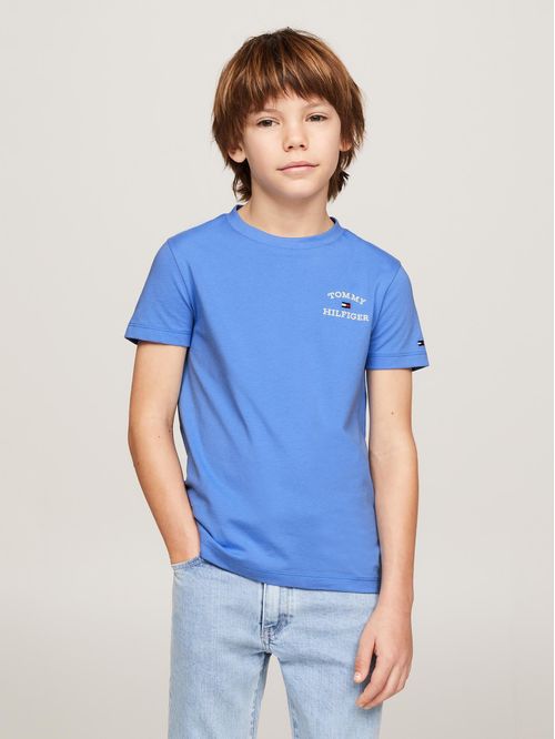 Playera de cuello redondo con logo