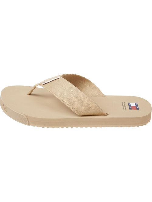 Chancletas Elevated de tejido trenzado