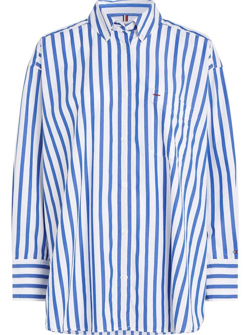 Camisa de rayas con corte ancho