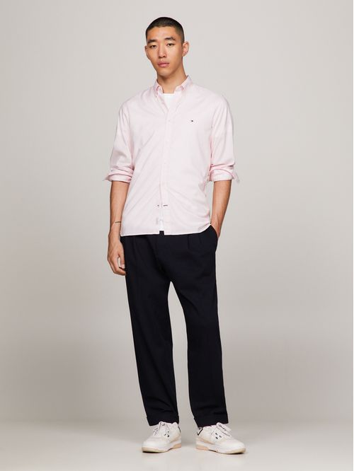 Camisa TH Flex slim con microestampado