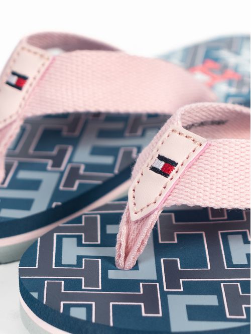 CHANCLETAS DE PISCINA CON LOGO TH EN LA PLANTILLA