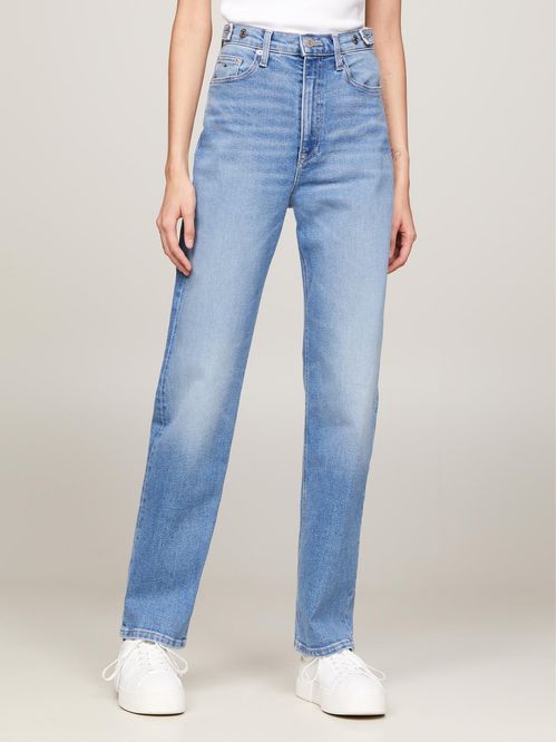 Jeans Julie rectos de talle superalto