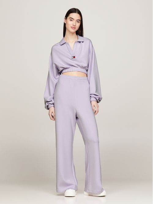 Polo de manga larga con parche de Tommy