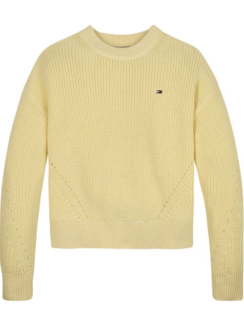 Suéter essential de punto y corte amplio