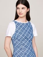 Vestido-lencero-corto-de-cuadros-escoceses