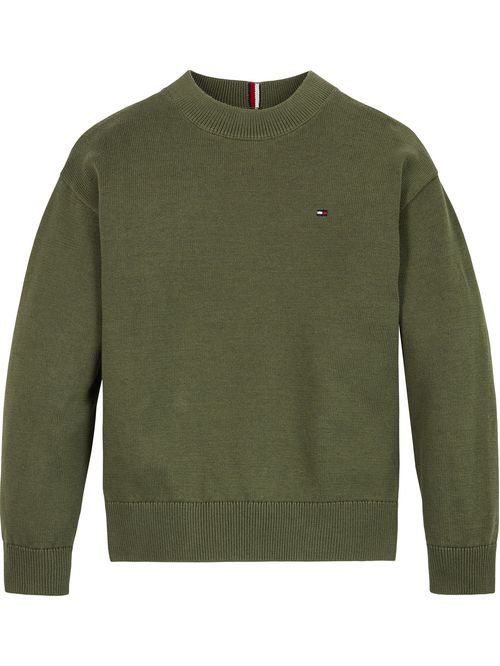 Suéter con logo bordado Essential