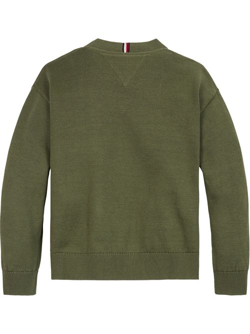 Suéter con logo bordado Essential