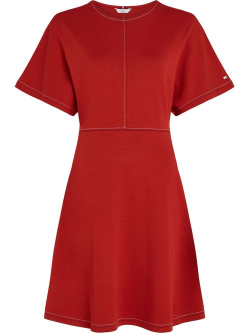 Vestido Global Stripe de corte evasé