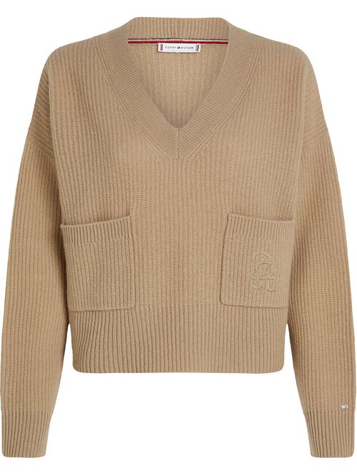 Cárdigan con botones y dos bolsillos