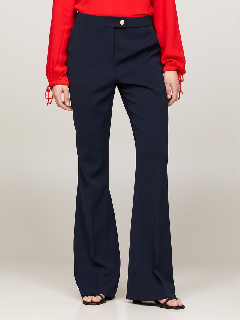 Pantalones campana desteñidos hotsell