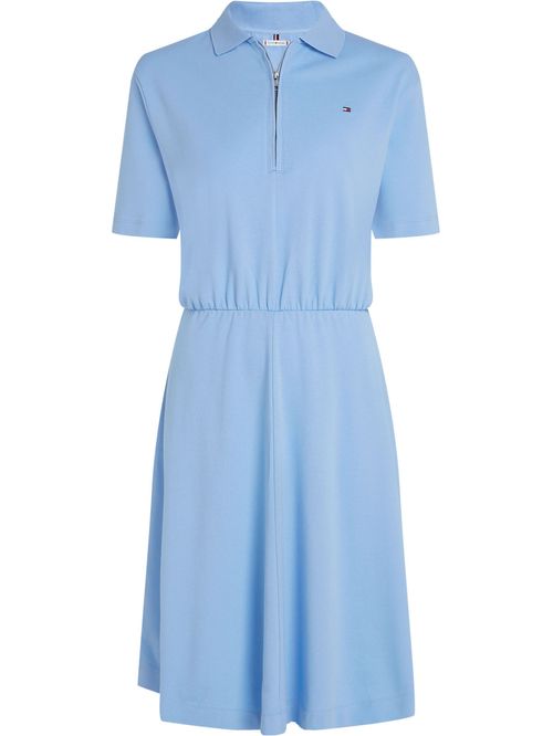 Vestido tipo polo de corte evasé